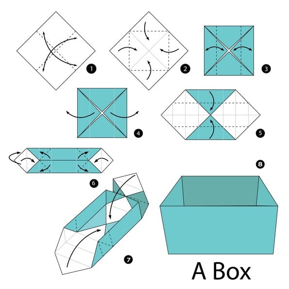 Jak zrobić pudełko z papieru? Origami krok po kroku