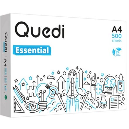 Papier ksero A4 Quedi OFFICE 80 g/m2, ryza 500 białych arkuszy