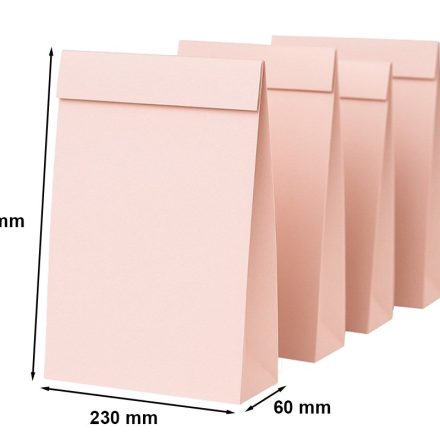 Koperta kartonowa rozszerzana C4 230x320x60 mm różowa 220g 10 szt