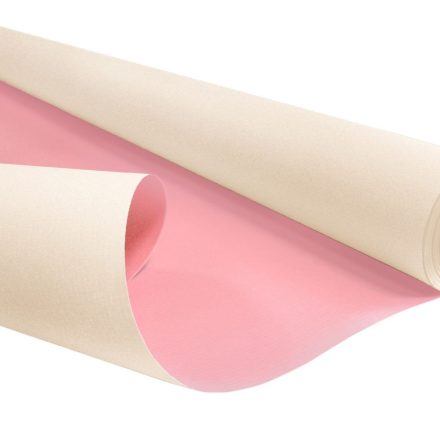 Papier prezentowy KRAFT DUO PASTEL beżowo-różowy 50 cm x 10 m 60 g/m2