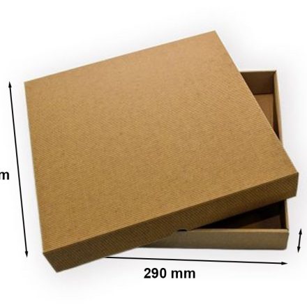 Pudełko karbowane Karton ozdobny na prezent 290x220x30mm wieczkowe