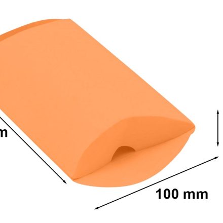 Małe pudełko ozdobne poduszka na prezent 135x100x30 pomarańczowe S