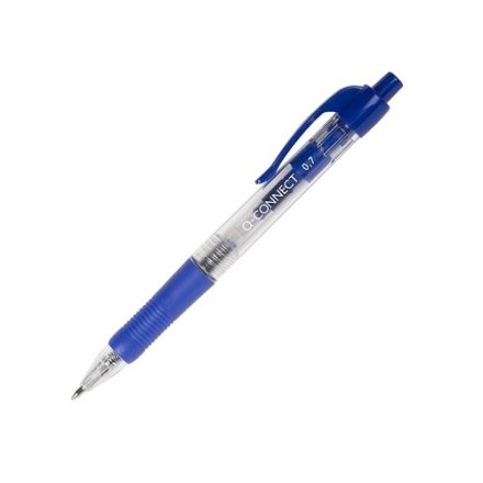 Długopis automatyczny olejowy Q-Connect 0,7 mm niebieski 10 szt.