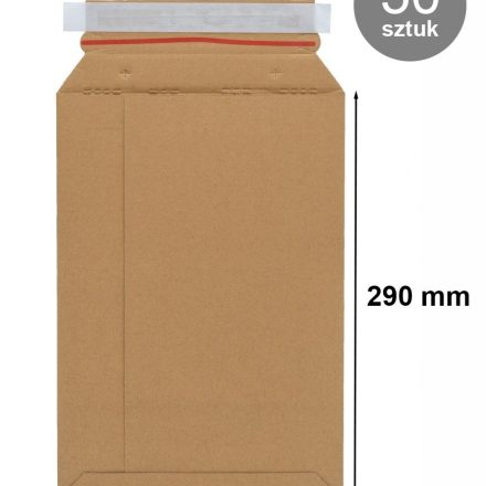 Pakiet 50 szt. kopert kartonowych C4 218x290 mm samoprzylepnych