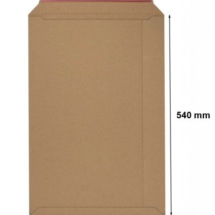 Koperta kartonowa wysyłkowa B3 370x540 mm brązowa sztywna z paskiem