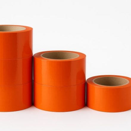 Taśma pakowa akrylowa samoprzylepna pomarańczowa 48mm/45m do kartonów