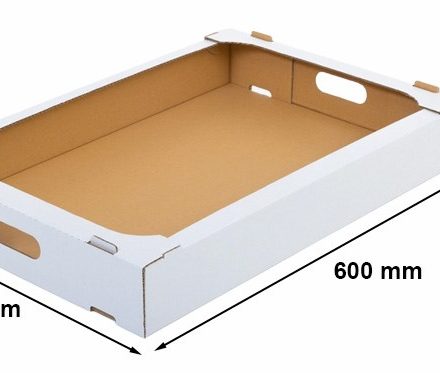 Karton wykrojnikowy fasonowy 600x400x85 mm B380 FEFCO 436 brązowy