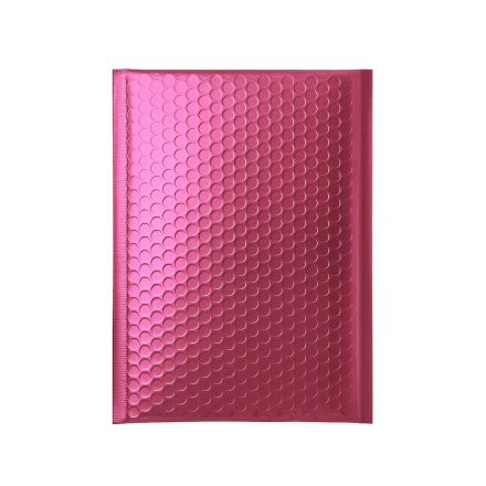 Koperta bąbelkowa metaliczna różowa D14 180x250 mm z paskiem klejącym