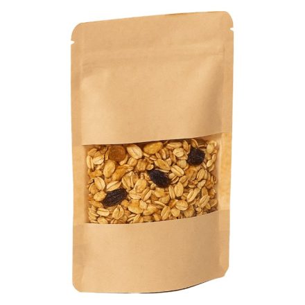 Woreczki strunowe Doypack Japan Kraft 500 ml z małym oknem 25 szt.