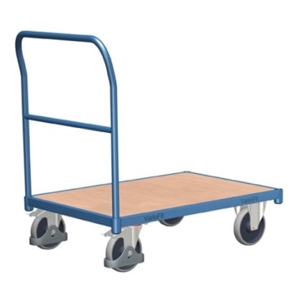 Wózek transportowy platformowy z pałąkiem i hamulcem 500 kg SW-600.100