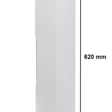 Karton wykrojnikowy fasonowy 100x100x620 mm biały Ploter