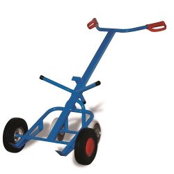 Taczka do beczek, wózek transportowy stalowy 200 l ZU-3341 250 kg