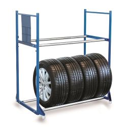 Regał do opon, podstawa wózka SW-646.004, 1350 x 790 x 1360 mm