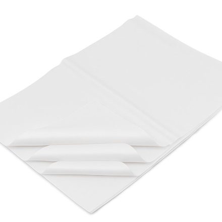 Bibuła ozdobna 20g 50x70cm Biała – do pakowania prezentów – 50 arkuszy