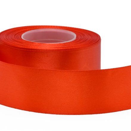 Wstążka satynowa czerwona tasiemka ozdobna 25 mm 32 m WS8031 1 krążek