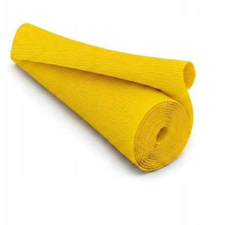 Krepina Włoska 180gr Żółta 50cm/250cm Ozdobna Cartotecnica Rossi
