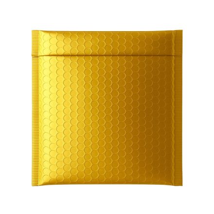 Koperta bąbelkowa metaliczna CD 165x165 mm samoprzylepna złota
