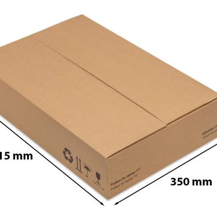 Fix Box do laptopa 17 karton wykrojnikowy z wkładem 515x350x100 mm