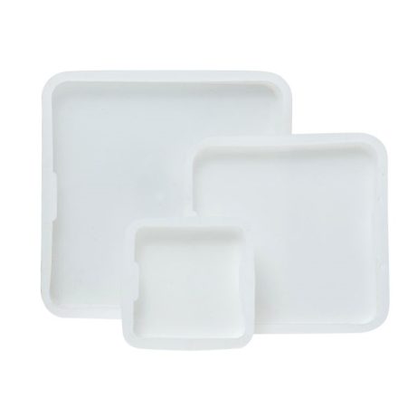 Denko do tuby kwadratowej 70x70 mm, biała zaślepka LDPE