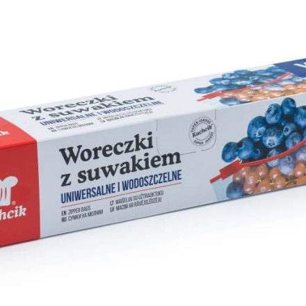 Woreczki z suwakiem Kuchcik do żywności 300x240mm 3 litry 10 szt.