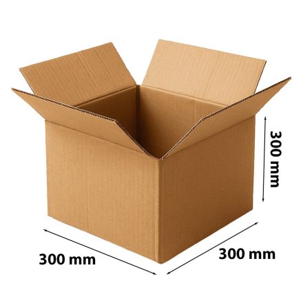Karton klapowy brązowy 300x300x300 mm do paczkomatu InPost gabaryt C
