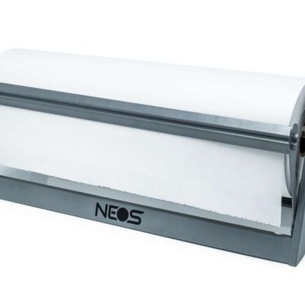 Dyspenser ścienny do papieru pakowego 120 cm stalowy z odcinaczem