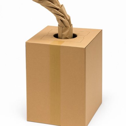 Wypełniacz papierowy NEOBOX 200 mm x 450 m, 80 gsm, brązowy do paczek