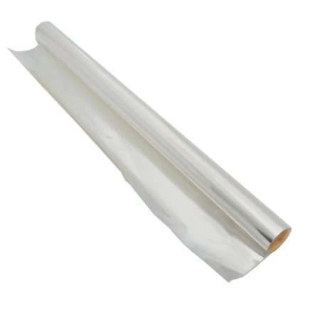 Folia celofanowa metalizowana transparentna 50 x 70 cm, 50 arkuszy