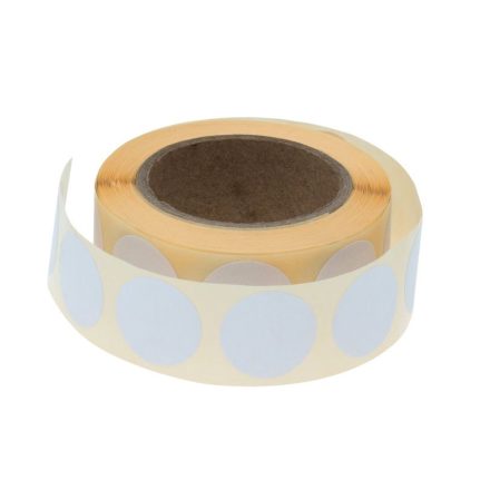 Naklejki okrągłe Fi20mm 500szt Białe