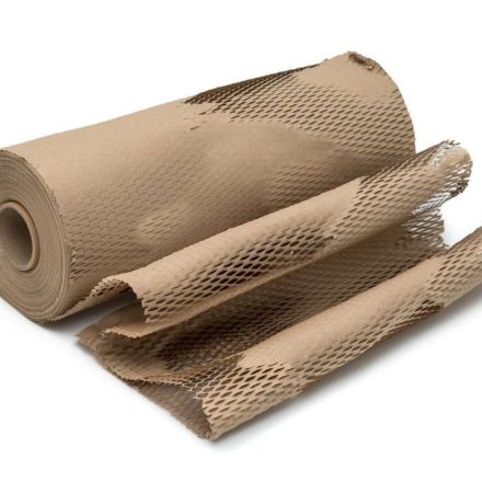 Papier nacinany ekologiczny makulaturowy 40 cm x 100 m 80 g/m2 brązowy
