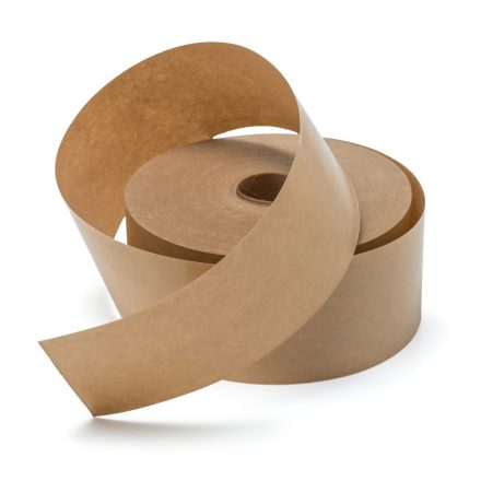 Taśma podgumowana wzmacniana papierowa 70 mm x 150 m do kartonów