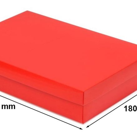 Pudełko Laminowane 250x180x70mm Czerwone