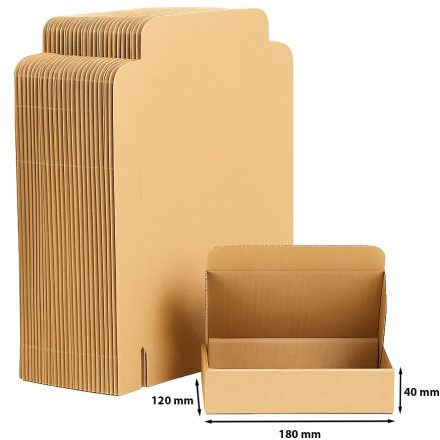 Pudełka fasonowe F426, kartony wykrojnikowe 180x120x40 mm 100 szt.