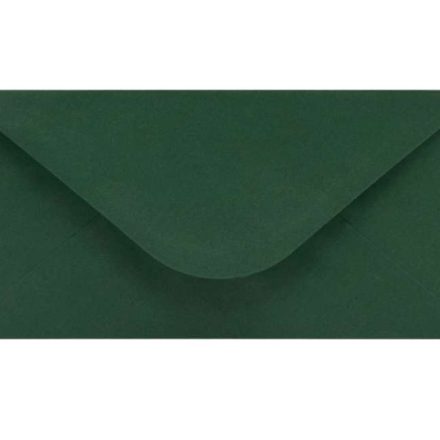 Koperty ozdobne DL papierowe 110x220 mm ciemnozielone 120 g 50 szt.
