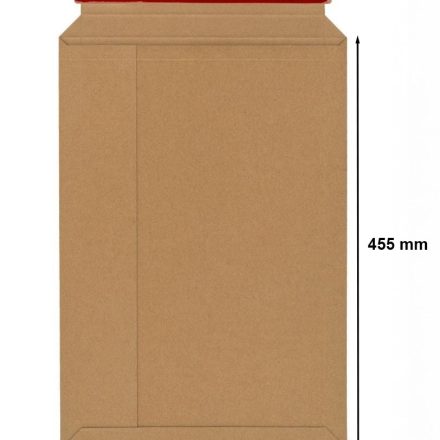 Koperta kartonowa A3 321x455mm brązowa twarda z paskiem do wysyłki