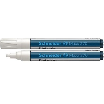 Marker olejowy pisak Schneider Maxx 270 biały 1-3 mm końcówka okrągła