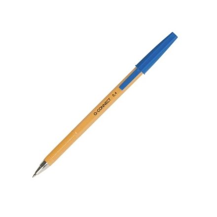 Długopis klasyczny jednorazowy Q-Connect 0,4 mm niebieski 20 szt.