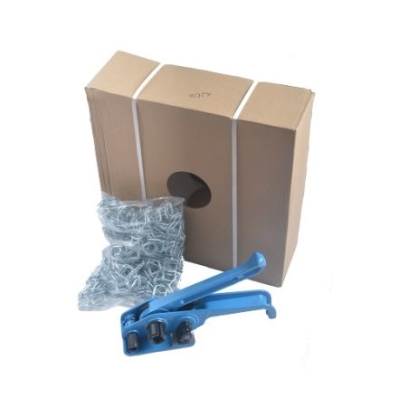 Zestaw do pakowania MINI 12 mm napinacz H-21, taśma PP i zapinki