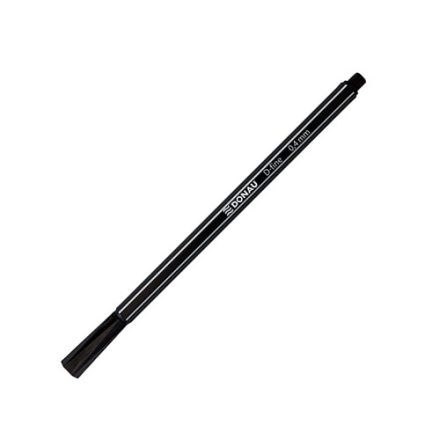 Cienkopis fibrowy Donau D-Fine czarny 0,4 mm, tusz wodny, 1 szt