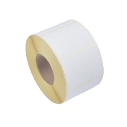 Etykiety termiczne samoprzylepne 58x43 mm białe 1000 szt. na rolce
