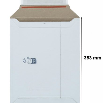 Koperta kartonowa 250x353mm biała B4 – twarda koperta do wysyłki