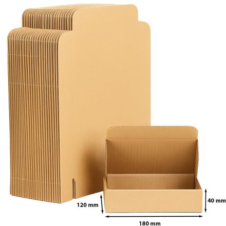 Karton fasonowy wykrojnikowy 180x120x40 mm F426 brązowy 10 szt