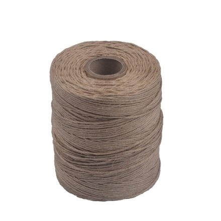 Nici lniane nabłyszczane surowe mocne brązowe 2 mm 250 g 250 m