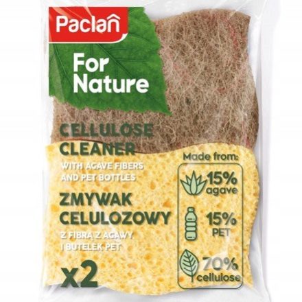 Ekologiczny zmywak ECO, gąbka do naczyń 2 szt. z włókien agawy