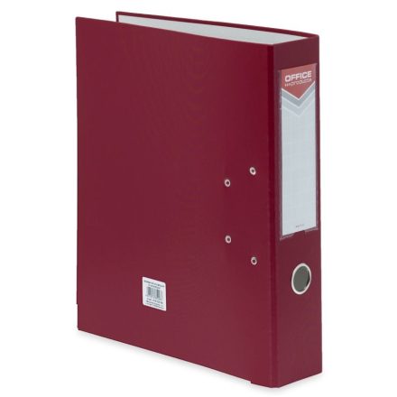 Segregator A4 75 mm bordowy biurowy na dokumenty Office Products