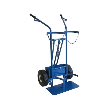 Wózek spawalniczy do butli gazowych BENEK I 6 i 15 kg 650x600x1265 mm