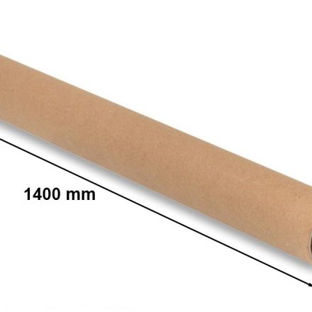 Tuba tekturowa kartonowa do dokumentów 120 mm x 1400 mm, ścianka 3 mm