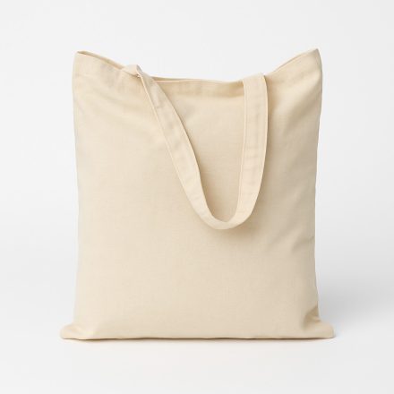 Torba bawełniana materiałowa ecru 38x42 cm, uchwyt 35 cm, 140 g/m2