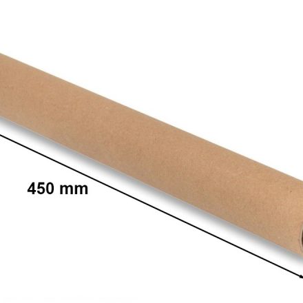 Tuba tekturowa, kartonowa A2, 70 mm, grubość 2 mm, długość 450 mm