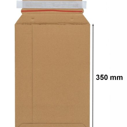 Koperta kartonowa do wysyłki A4 250x350 mm brązowa z paskiem klejącym